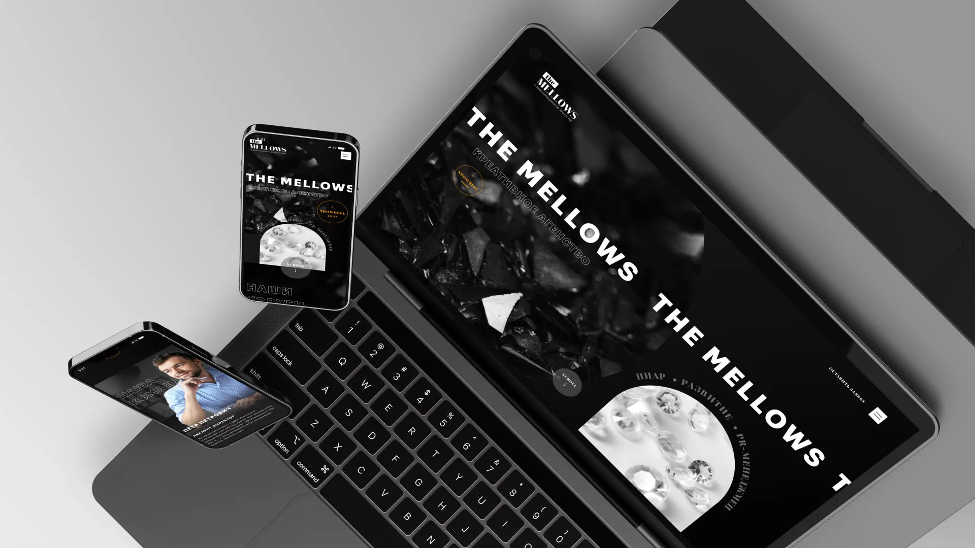 Разработка сайта креативного агентства «The Mellows» в Междуреченске